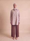 Blush rust patterned 2-piece set, front view