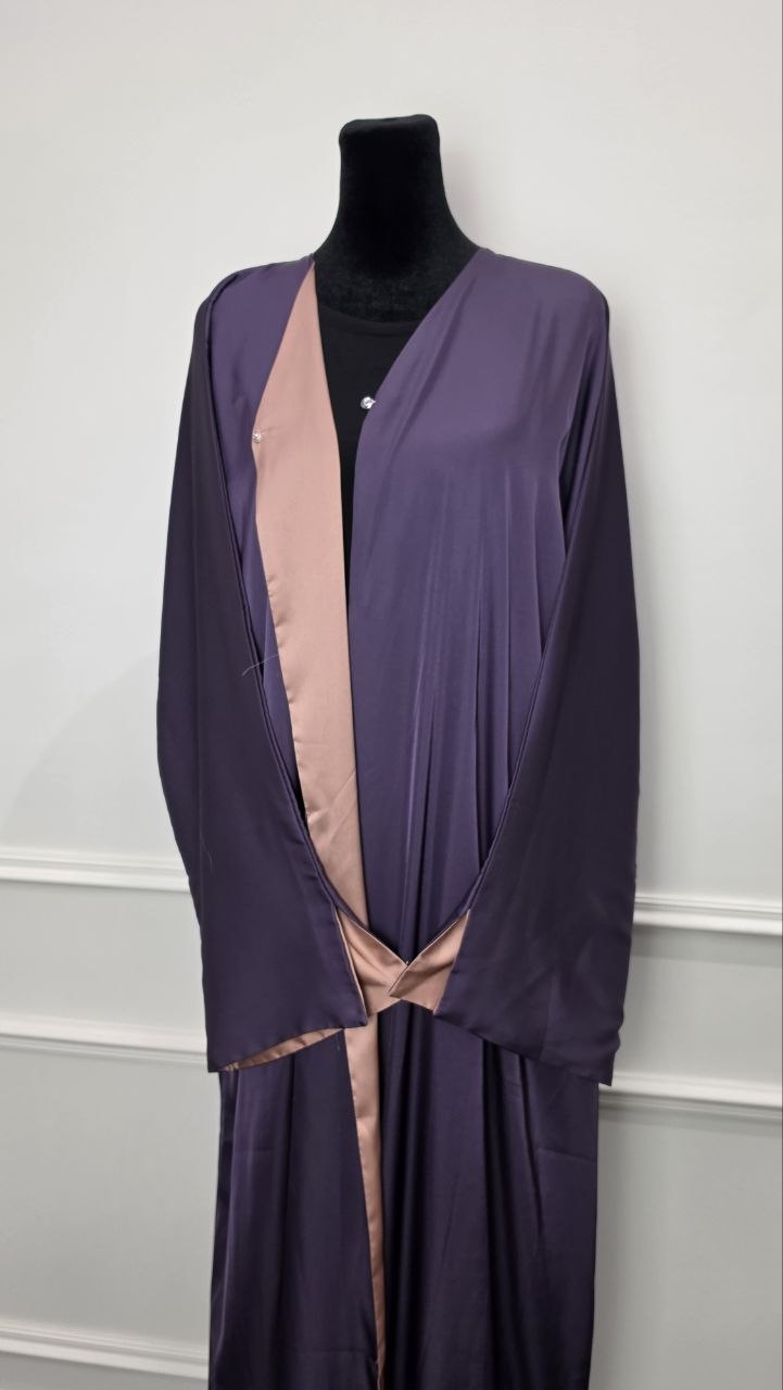 Raya Abaya - Emerald Rose alternate full view