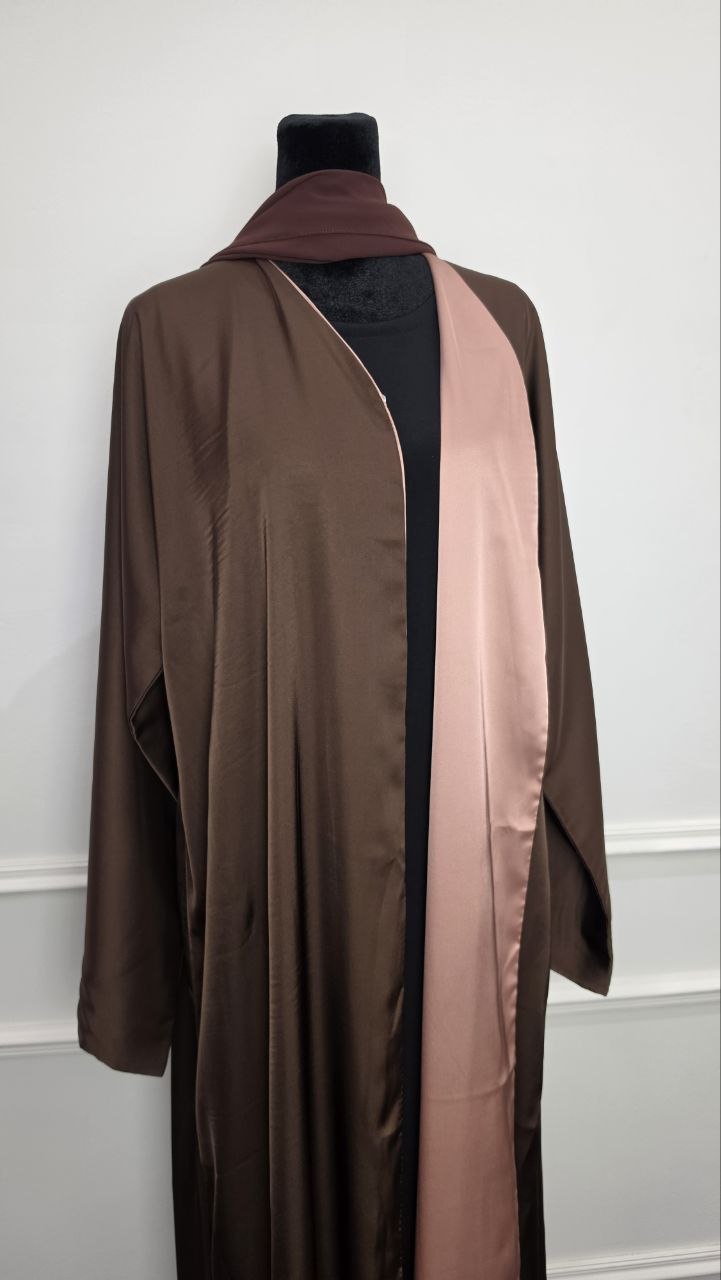 Raya Abaya - Mocha Rose alternate view