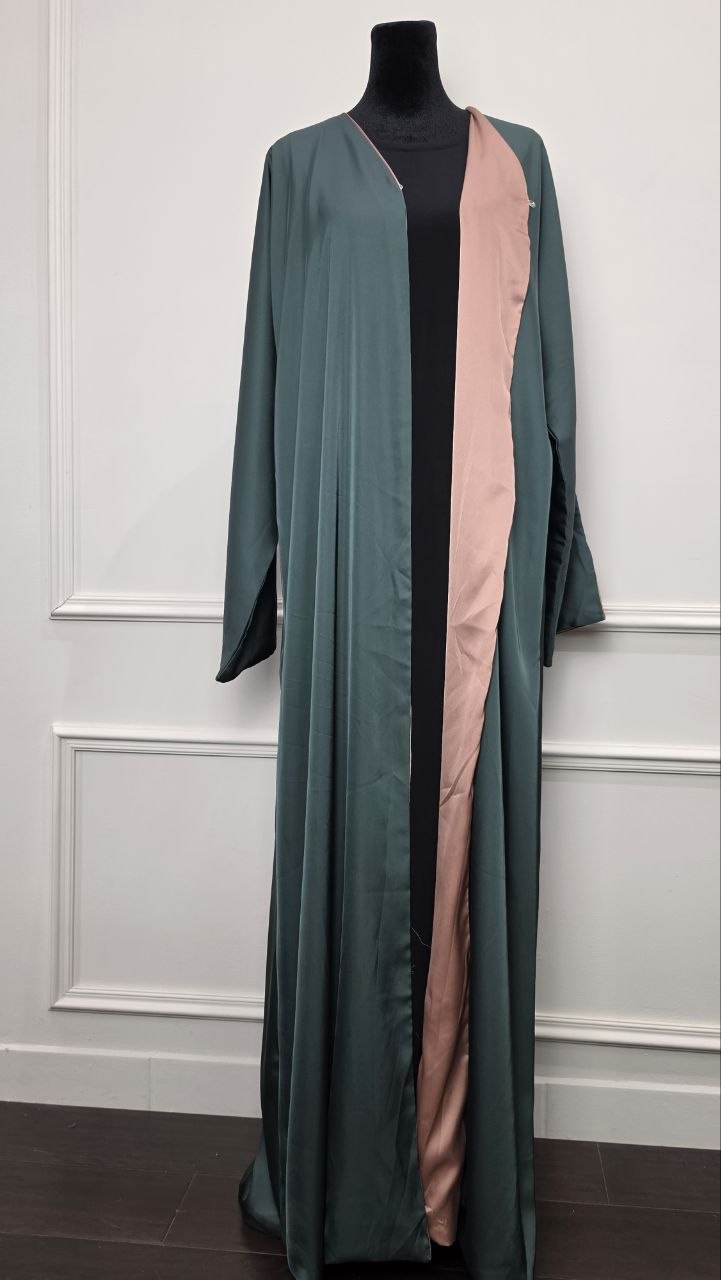 Raya Abaya - Plum Rose alternate view